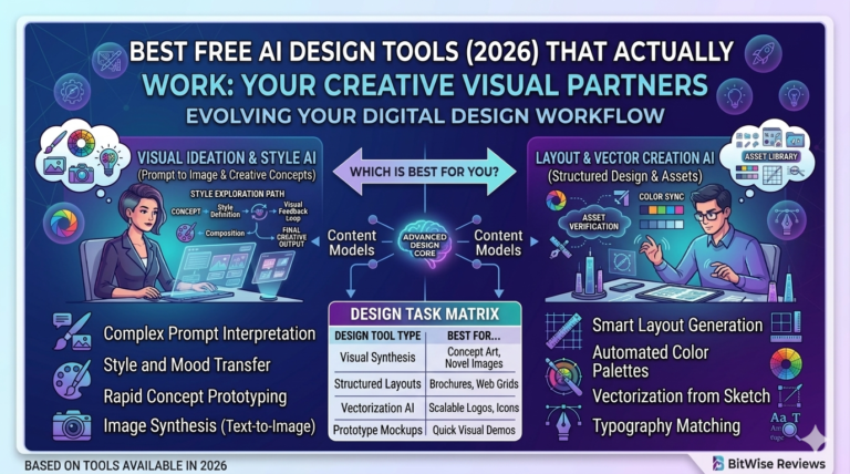 Futuristic infographic, 'THE FUTURE OF AI WRITING (2026),' comparing two specialized AI partners: 'Style Craftsman AI' for tone and narrative vs. 'Factua-Context AI' for research and structure. A central neural core and comparison table highlight their different use cases