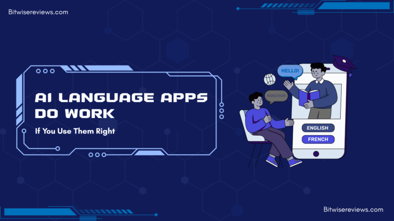 AI language learning apps helping users practice speaking vocabulary and pronunciation while avoiding common language learning mistakes
