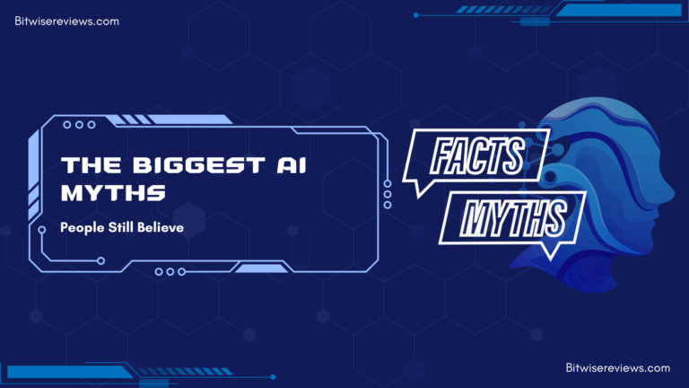 AI myths vs reality showing common misconceptions about artificial intelligence and the real capabilities of AI systems